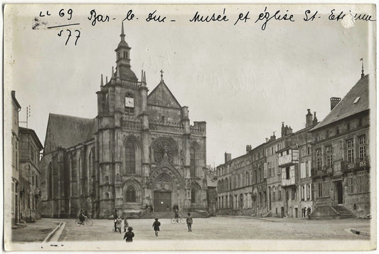 Bar-le-Duc, France, photographie ancienne, noir & blanc, papier 9x14 cm