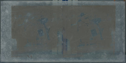 Hippodrome de Longchamp, Paris, stéréoscopie plaque verre, positif 8,5x17 cm