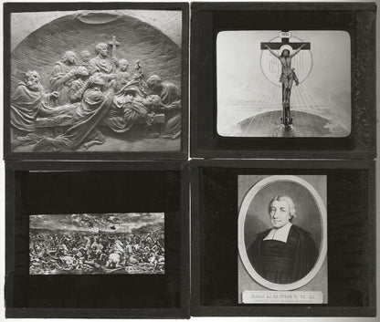 Metz, Scènes religieuses, photos plaques de verre, lot 10 positifs 8,5x10 cm