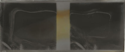 Montagne, Plaque verre photo stéréoscopique, négatif noir & blanc 4,5x10,7 cm