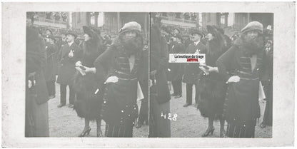 Hippodrome de Longchamp, Paris, stéréoscopie plaque verre, positif 8,5x17 cm