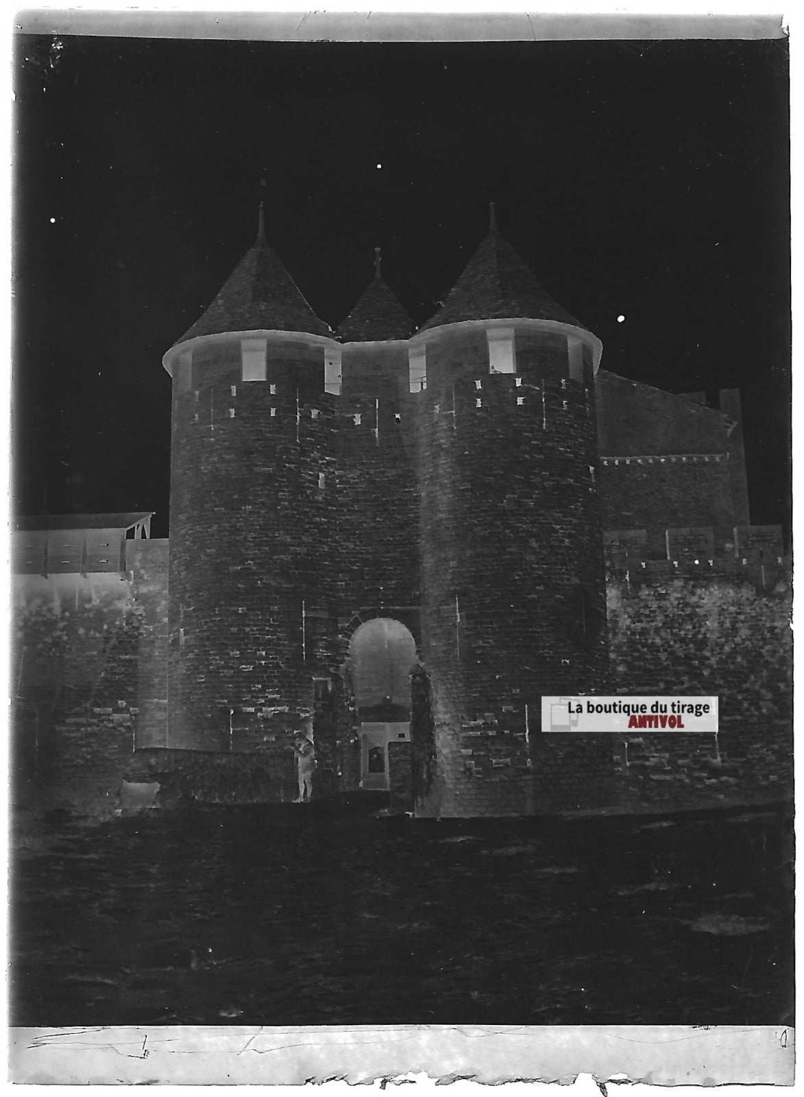 Bugard, Vélo Collioure, Pyrénées, photos plaque verre, lot de 10 négatifs 6x9 cm