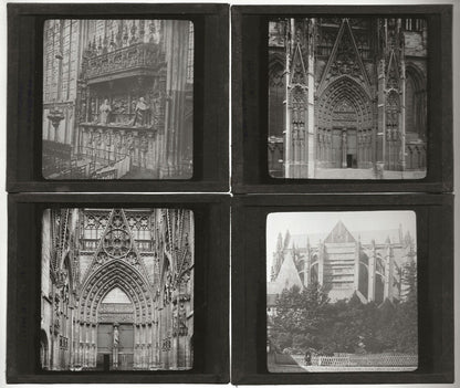 Rouen, Scènes religieuses, photos plaques de verre, lot 10 positifs 8,5x10 cm