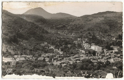 Plaque verre ancienne photo négatif noir & blanc 9x14 cm, Royat, carte postale