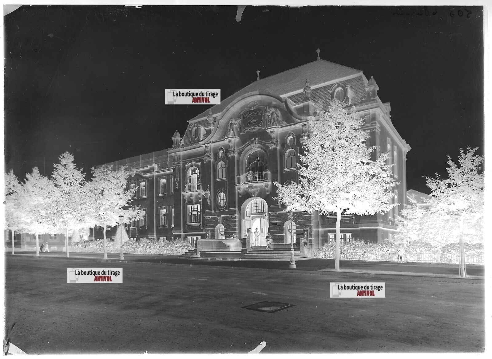 Colmar Centre-ville, France, photos plaque de verre, lot de 5 négatifs 13x18 cm