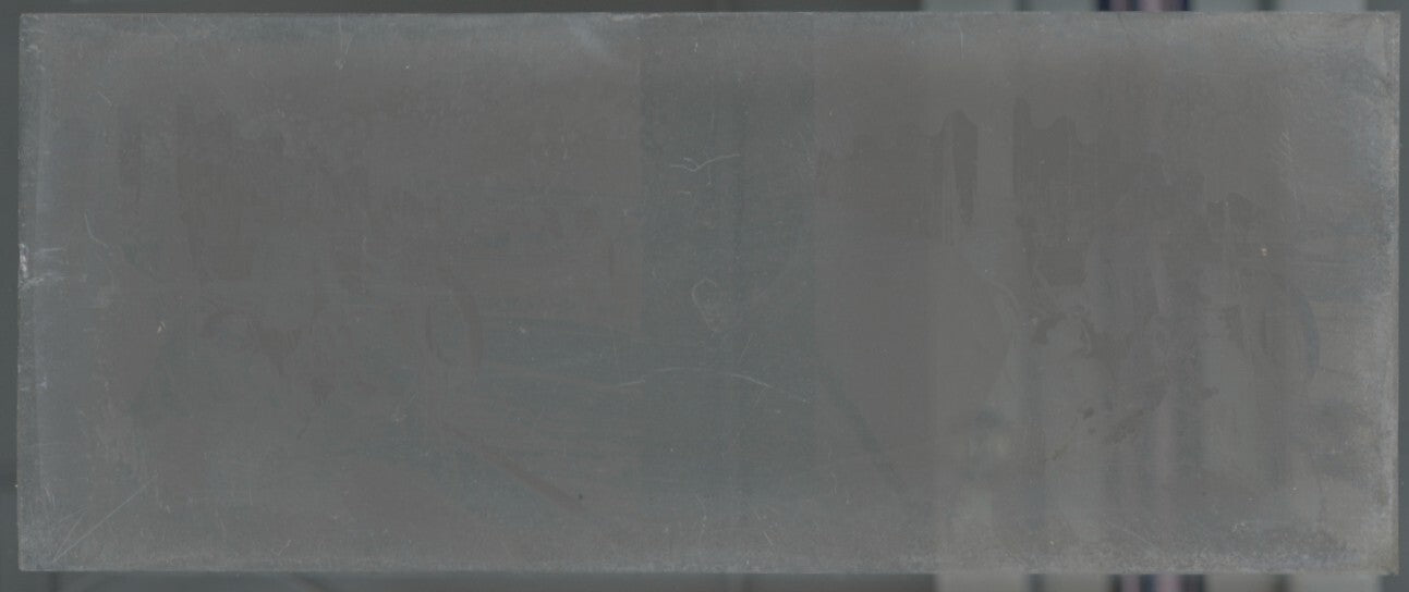 Bateau Bianca, Plaque verre stéréoscopie, négatif noir & blanc 4,5x10,7 cm