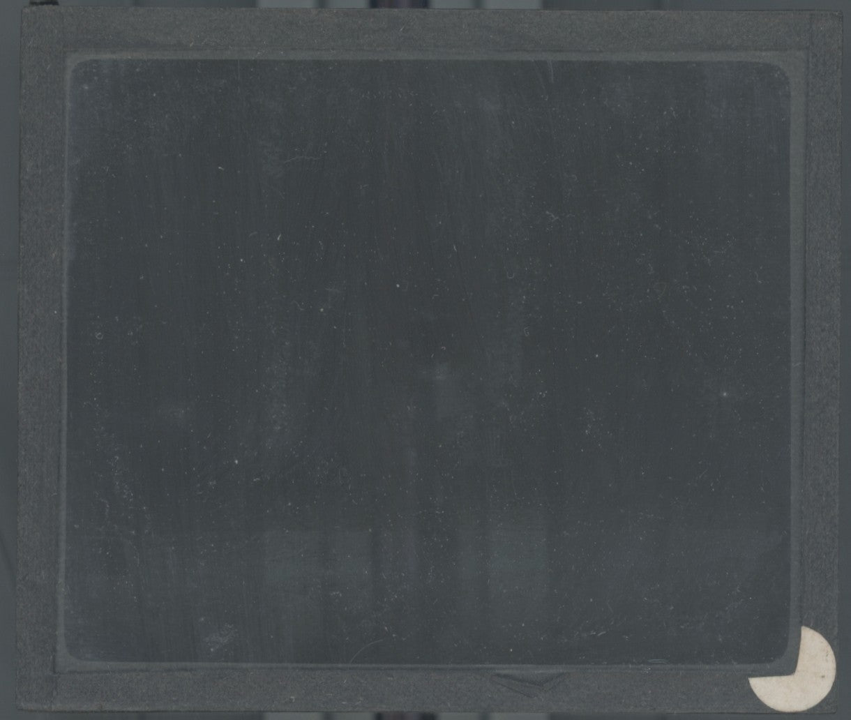 Couple, personnages, photo plaque verre, noir & blanc, positif 8,5x10 cm