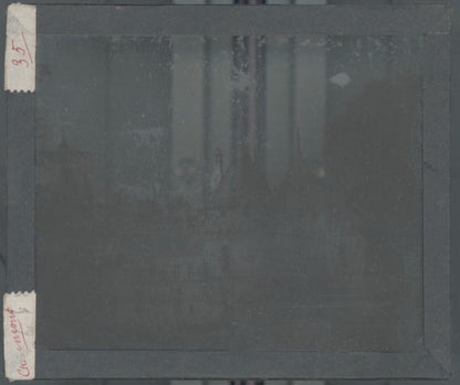 Château, Chaumont-sur-Loire, photo ancienne plaque de verre, positif 8,5x10 cm