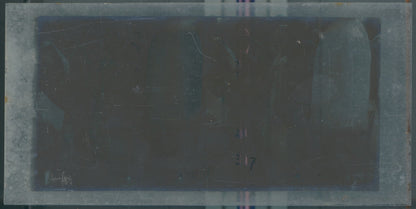 Scène de vie, Longchamp, Paris, plaque verre stéréoscopique, positif 8,5x17 cm