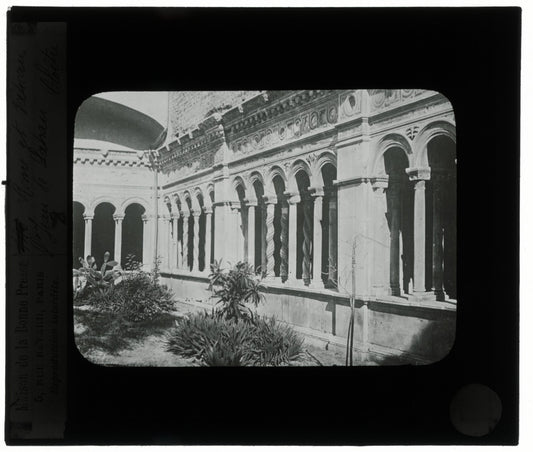 Basilique Saint-Jean-de-Latran, Rome, photo plaque verre, positif 8,5x10 cm