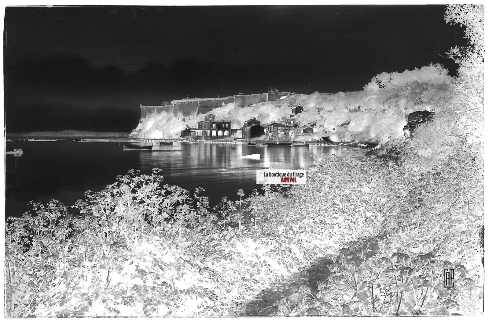 Cannes Croisette, Côte d'Azur, photos plaque de verre, lot de 5 négatifs 9x14 cm