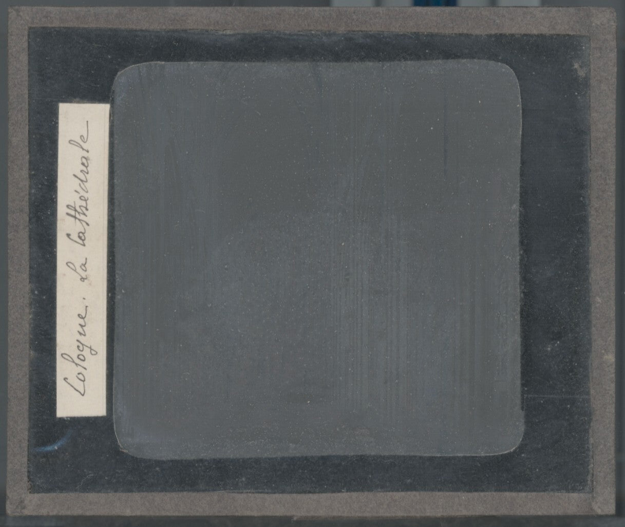 Cathédrale de Cologne, Allemagne, photo ancienne plaque verre, positif 8,5x10 cm