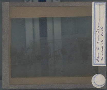 Bouriatie, Russie, photo plaque verre, noir & blanc, positif 8,5x10 cm