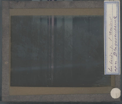 Blagovechtchensk, Russie, photo plaque verre, noir & blanc, positif 8,5x10 cm