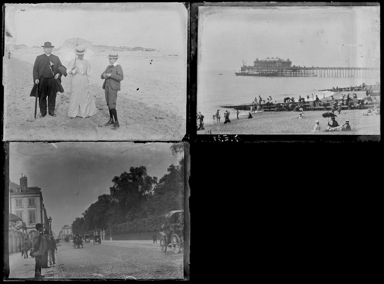 Belgique, bateau, voyage, photo plaque verre, lot de 14 négatifs 9x12 cm