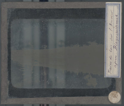 Blagovechtchensk, Russie, photo plaque verre, noir & blanc, positif 8,5x10 cm