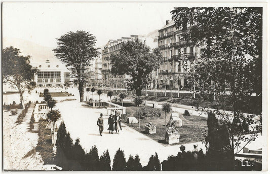 Mont-Dore, Auvergne, photographie ancienne, Noir et Blanc, papier 8,5x13,5 cm