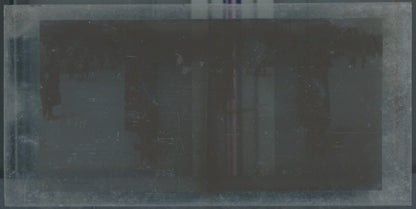 Scène de vie, Longchamp, Paris, plaque verre stéréoscopique, positif 8,5x17 cm