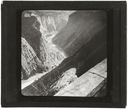 L'usine Force et Lumière, photo ancienne plaque verre, positif 8,5x10 cm