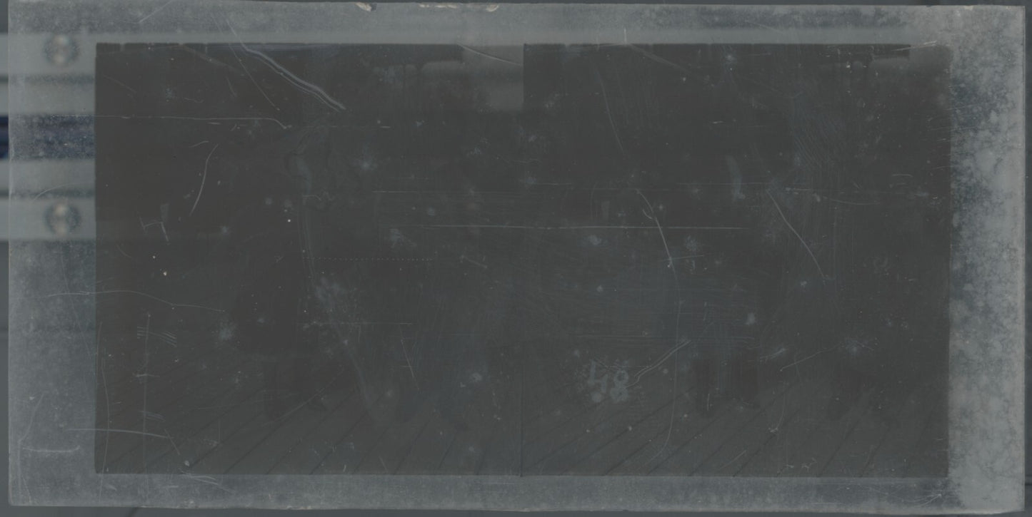 Hippodrome de Longchamp, Paris, stéréoscopie plaque verre, positif 8,5x17 cm