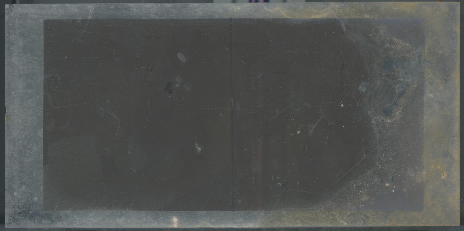 Scène de vie, Longchamp, Paris, plaque verre stéréoscopique, positif 8,5x17 cm