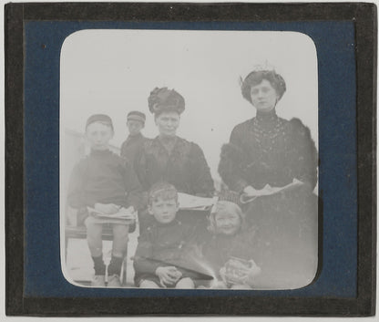 Valras-Plage, été, plage, photo ancienne plaque de verre, positif 8,5x10 cm