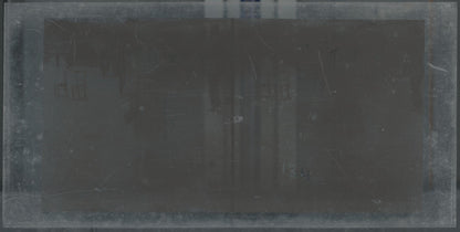 Hippodrome de Longchamp, Paris, plaque verre stéréoscopique, positif 8,5x17 cm