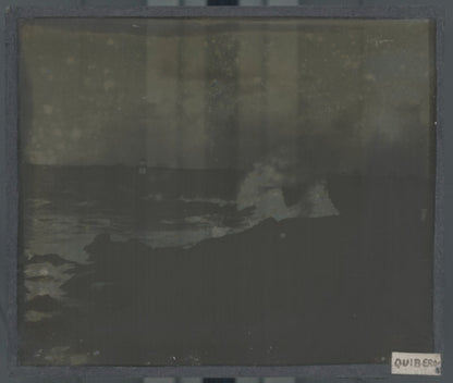 Quiberon, Bretagne, photo plaque verre, noir & blanc, positif 8,5x10 cm