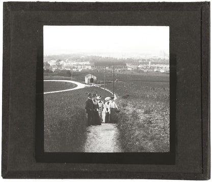 Mont Saint-Michel, Toul, 1903, photo plaque de verre, positif 8,5x10 cm
