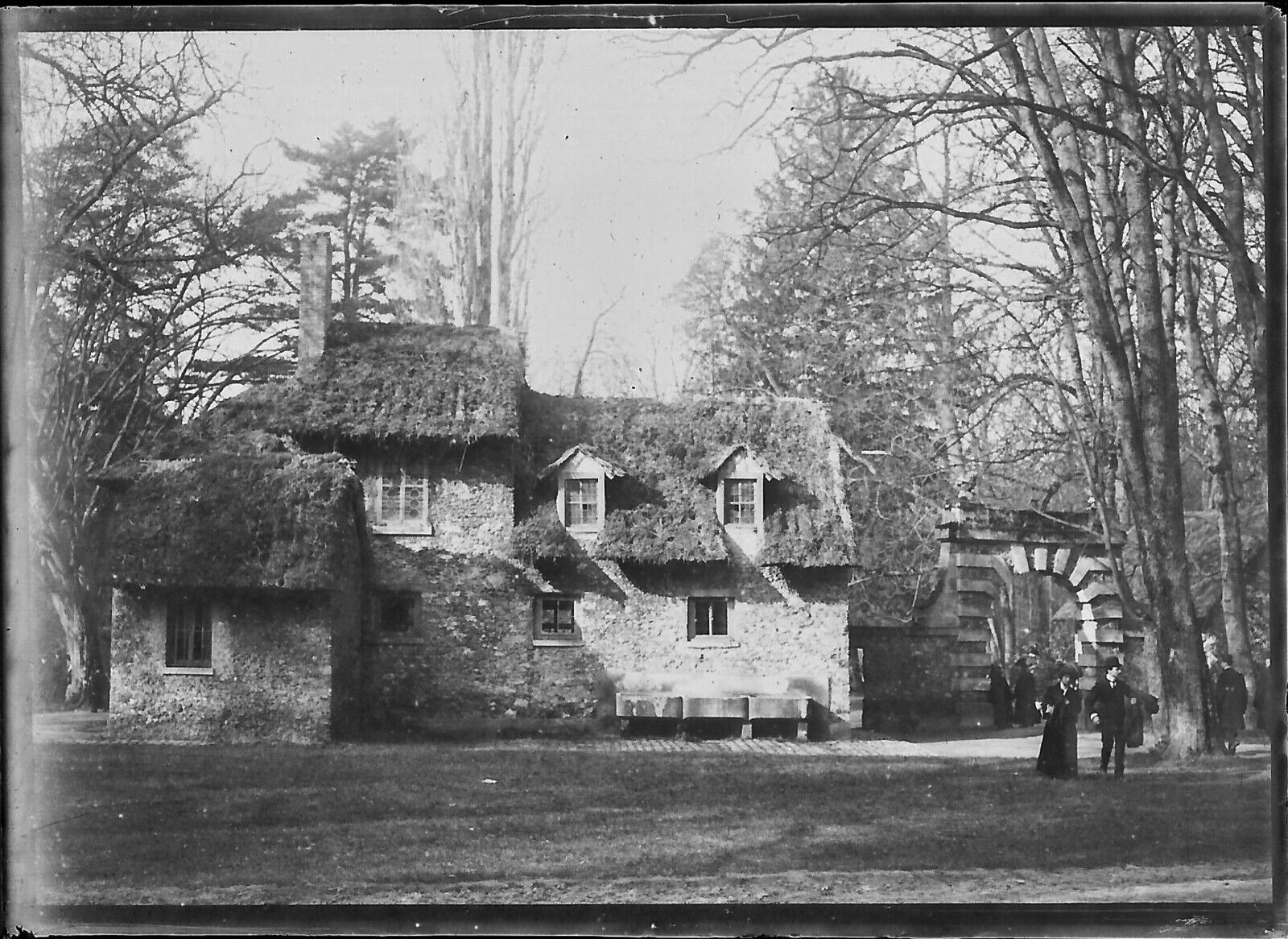 Plaque verre photo ancienne négatif 6x9 cm Trianon Versailles Parc, vintage - La Boutique Du Tirage 