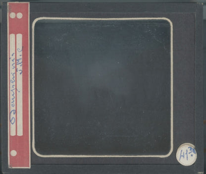 La Grave, village France, photo plaque verre, noir & blanc, positif 8,5x10 cm