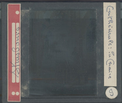 Cathédrale de Strasbourg, photo plaque verre, noir & blanc, positif 8,5x10 cm