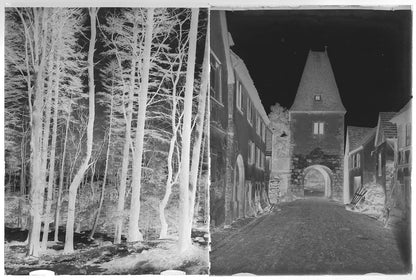 Alsace, Molsheim, Bergheim, photo plaque verre, lot de 12 négatifs 9x12 cm