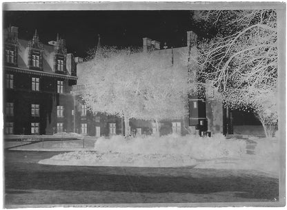 Château Royal d'Amboise, Plaque verre photo négatif noir et blanc 6x9 cm