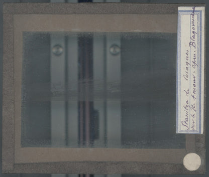 Blagovechtchensk, Cosaques, photo plaque verre, noir & blanc, positif 8,5x10 cm