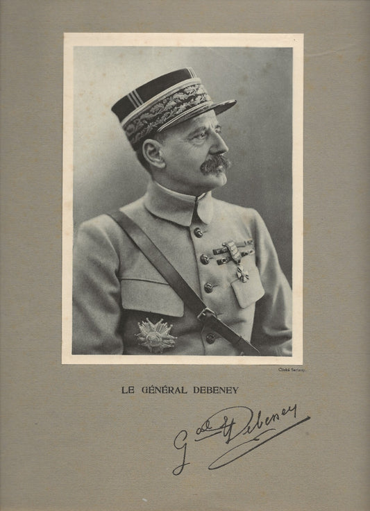 Photo ancienne, portrait militaire général Debeney, cliché Sartony, militaria