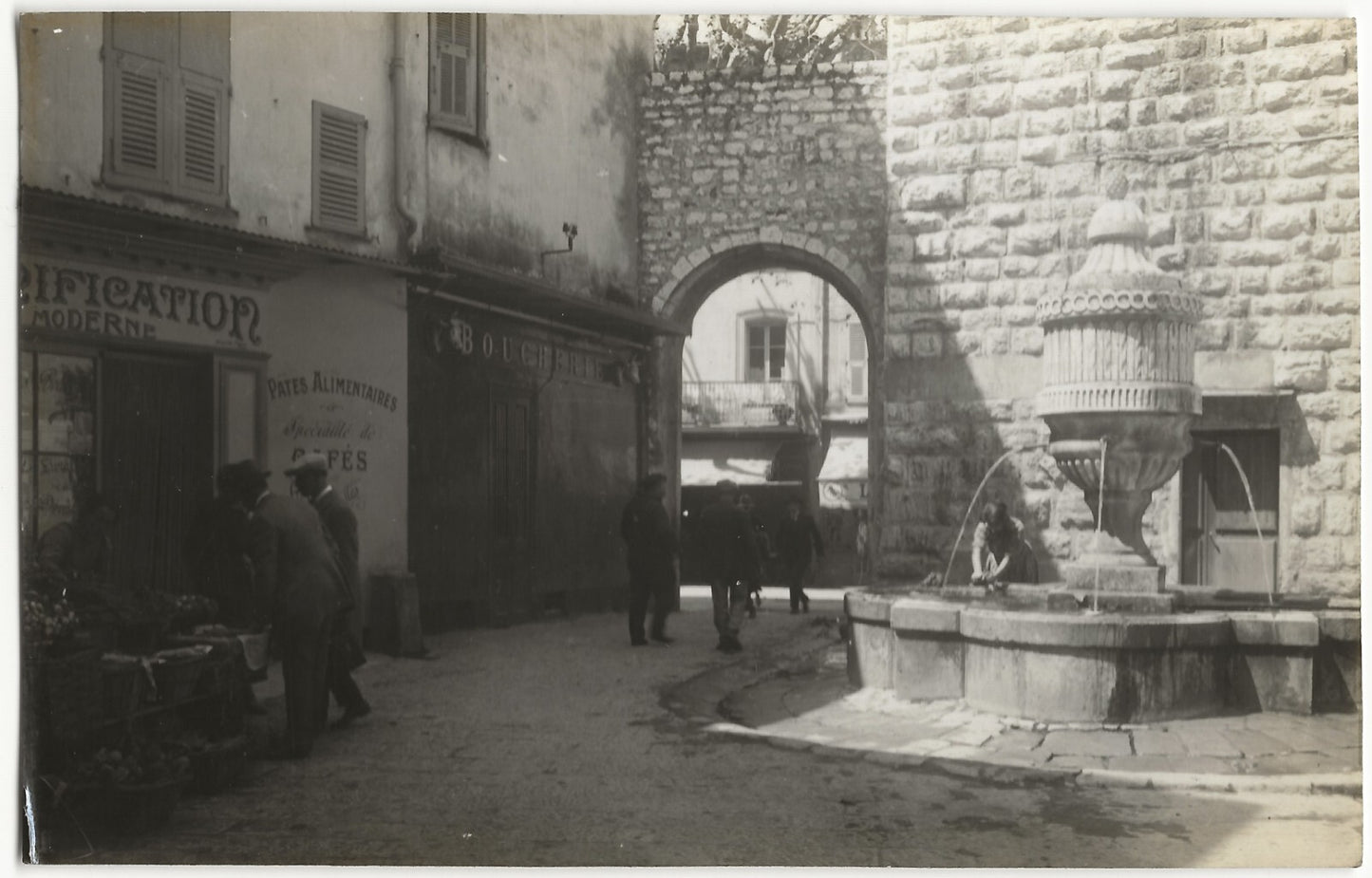 Vence, France Provence, photos anciennes plaque verre, lot de 5 négatifs 9x14 cm