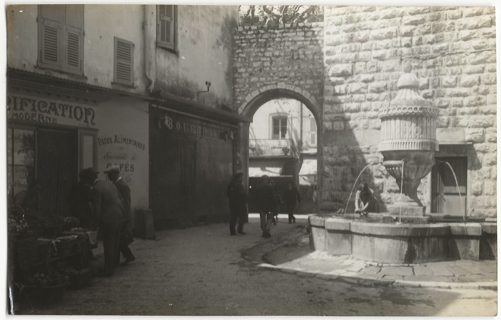 Vence, France Provence, photos anciennes plaque verre, lot de 5 négatifs 9x14 cm