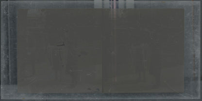 Hippodrome de Longchamp, Paris, plaque verre stéréoscopique, positif 8,5x17 cm