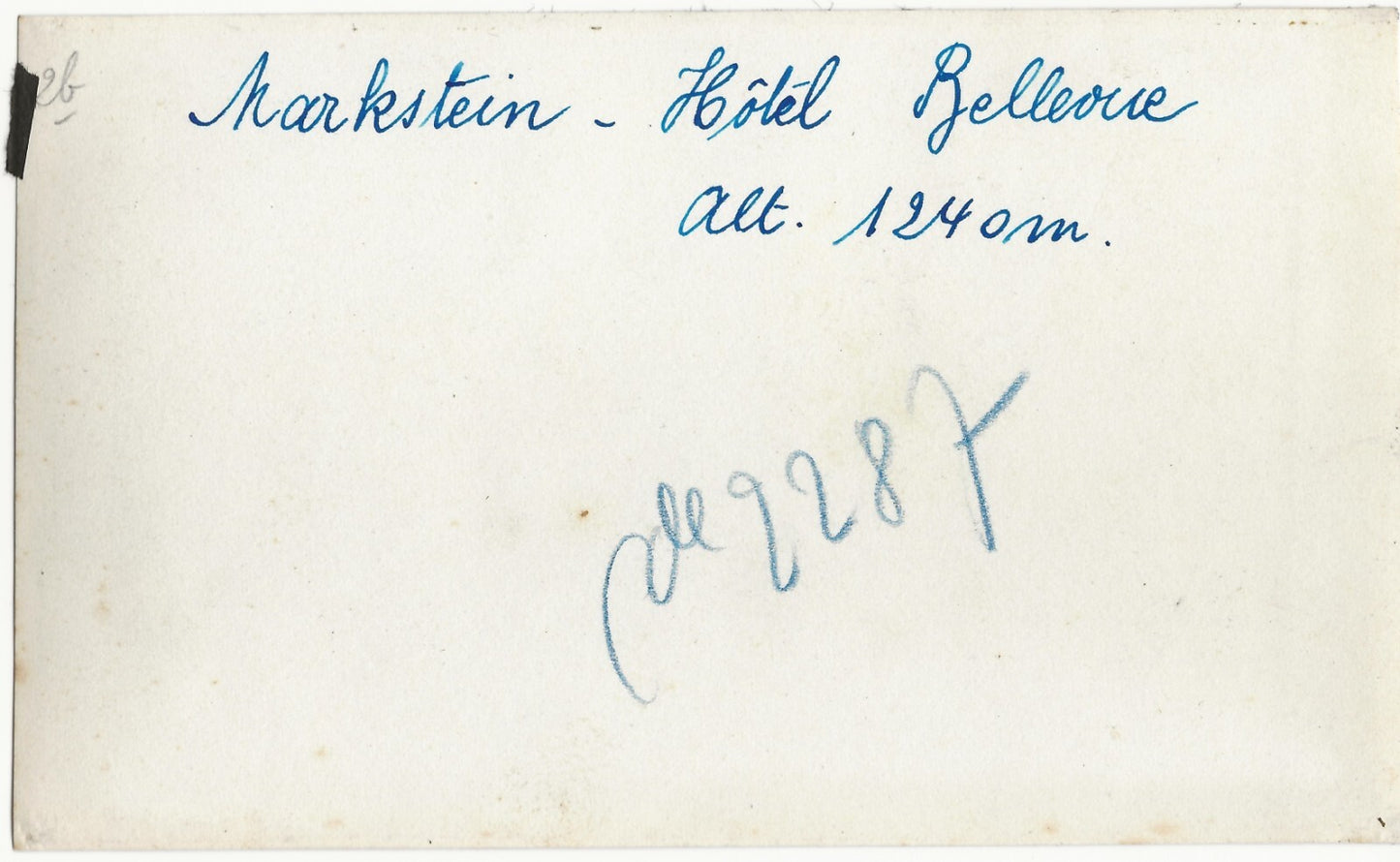 Plaque verre photo ancienne, négatif noir & blanc 9x14 cm, Le Markstein, Oderen