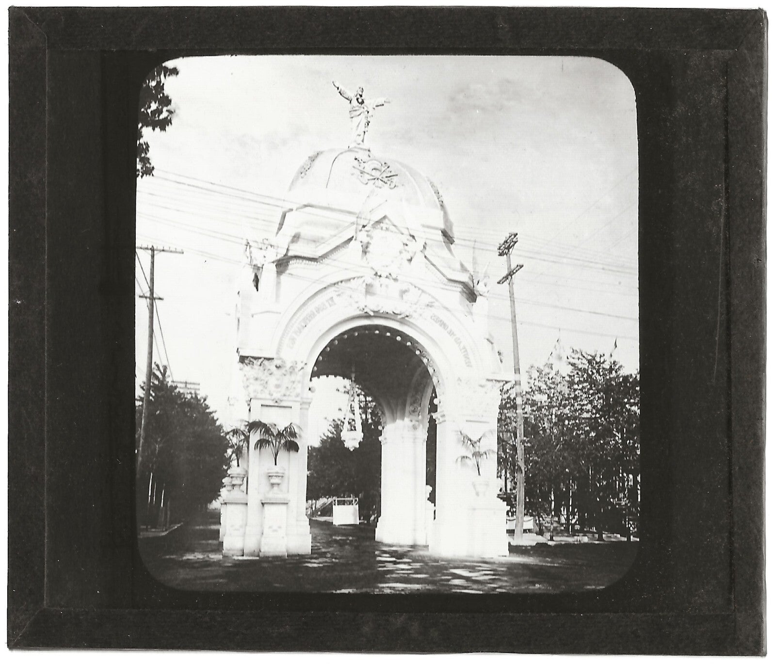 Canada Congrès Montréal, 1910, photo plaque de verre, positif 8,5x10 cm