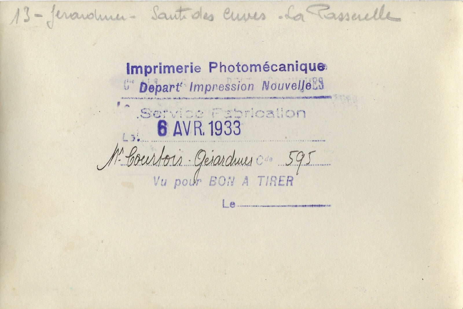 Plaque verre photo ancienne négatif noir et blanc 13x18 cm Gérardmer saut Cuves