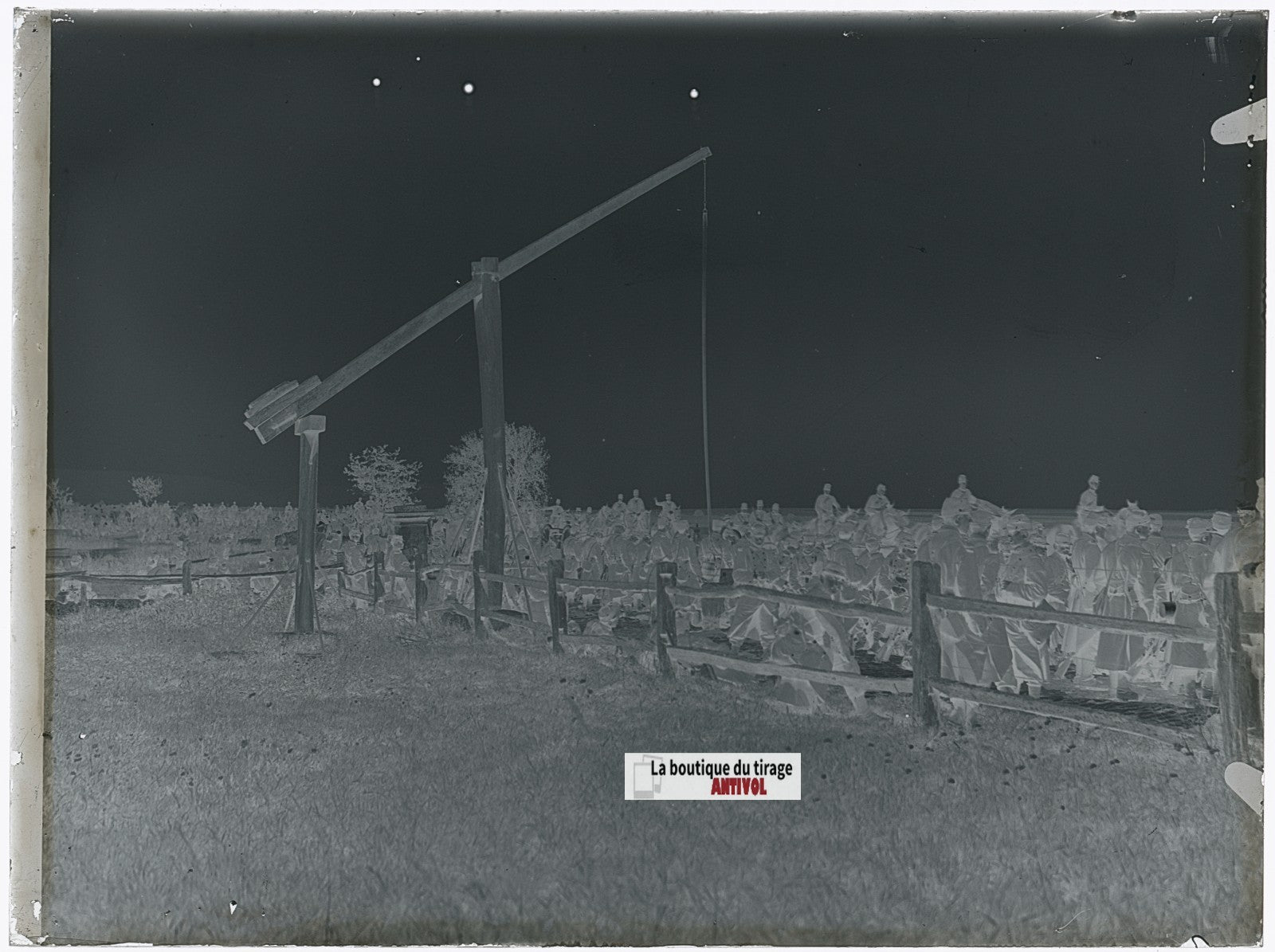 Soldats, halte militaire, plaque verre, photo ancienne, négatif N&B 9x12 cm