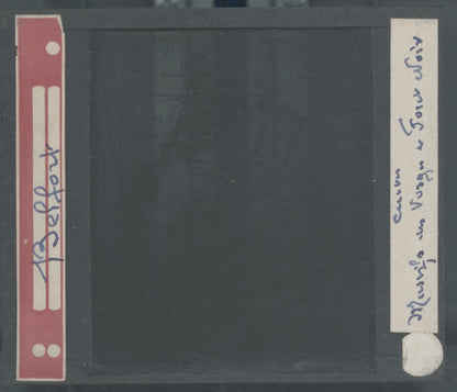 Carte région de Belfort, photo plaque verre, noir & blanc, positif 8,5x10 cm