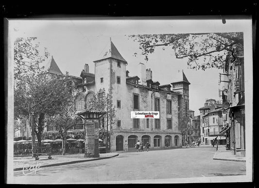 Saint-Jean-de-Luz, Louis XIV, Plaque verre photo, négatif noir & blanc 9x12 cm