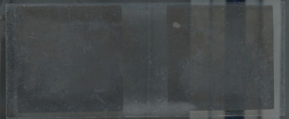 Mer, château, ruine, Plaque verre stéréo, positif noir & blanc 4,5x10,7 cm