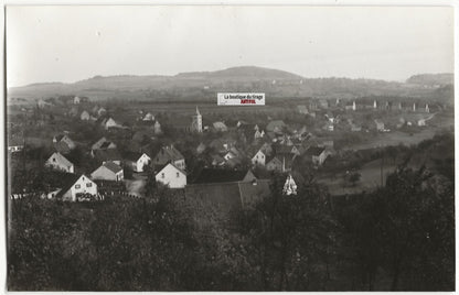 Plaque verre photo ancienne négatif noir et blanc 13x18 cm Furschweiler vintage