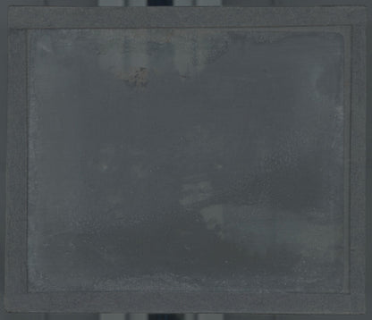 Alpiniste, montagne, eau, photo plaque verre, noir & blanc, positif 8,5x10 cm