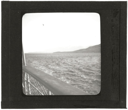 Les Sept Sœurs, Norvège, photo ancienne plaque de verre, positif 8,5x10 cm