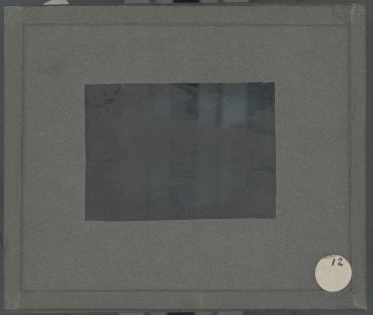 Kyoto Japon, Chionin Temple, photo plaque verre, noir & blanc, positif 8,5x10 cm